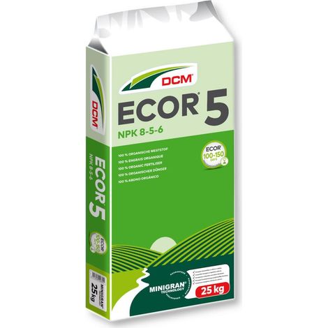 DCM ECOR® 5 Dünger 25 kg organisch Obst Gemüse Naturdünger