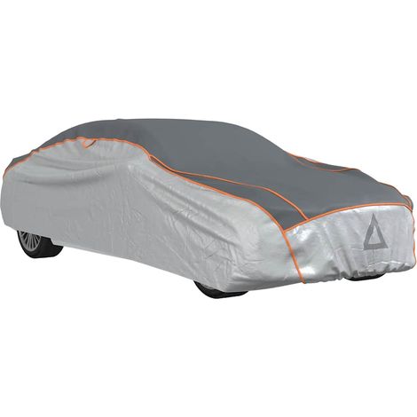 Housse de voiture berline protection anti-grêle mousse EVA gris et argenté taille XL (1/5)