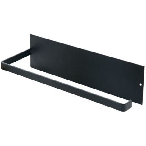 Tür ohne Bohren, Wandmontierter Küchenrollenhalter, Papierrollenhalter (Schwarz) für Küche, Bad, Schlafzimmer (1/5)