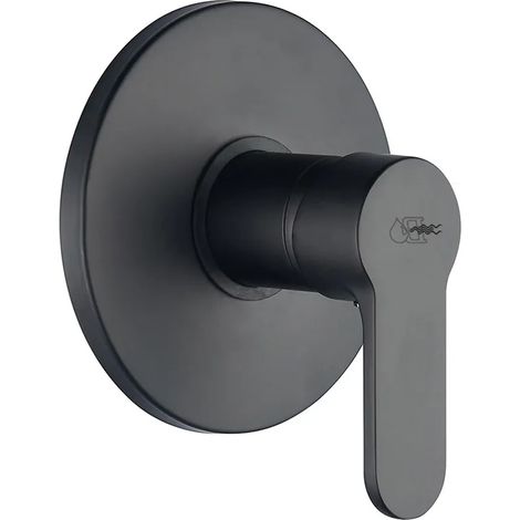 Miscelatore doccia incasso nero opaco serie Paco (1/2)