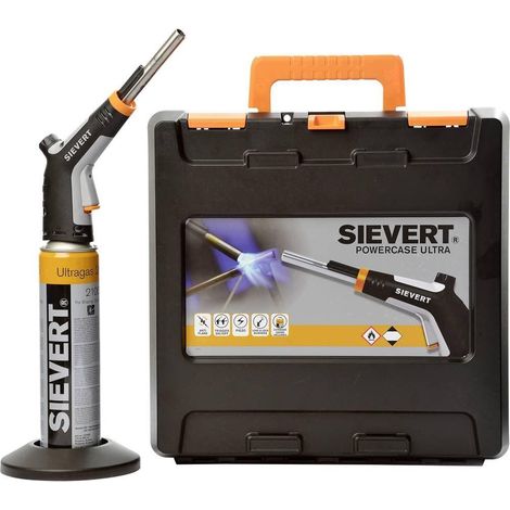 Sievert Powercase Ultra lámpara de soldar metálica 2100°C