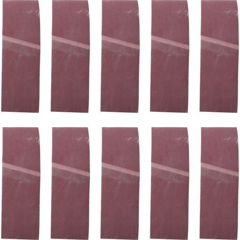 Ortviai Bande abrasive en oxyde d'aluminium 610 x 100 mm (240) - Lot de 10 pièces pour ponçage bois et meubles (1/5)