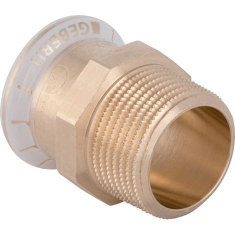 Geberit Mapress Kupfer Übergang mit Außengewinde, DN 15 / 20, dø 18 mm, 61705 (1/5)