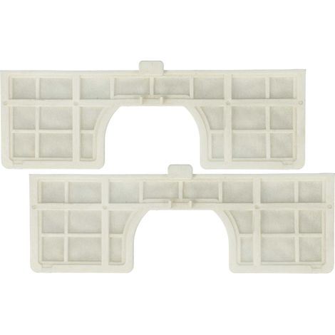 vhbw 2x filtro sostituisce Samsung DJ97-01285B per aspirapolvere - filtro bianco
