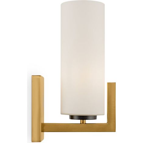 Applique Fortano Maytoni ottone e vetro tubo E27 31cm (1/3)