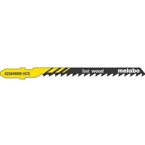 Metabo 25 Lames de scies sauteuses, bois, profess. 74 / 4,0 mm (623607000) (1/2)