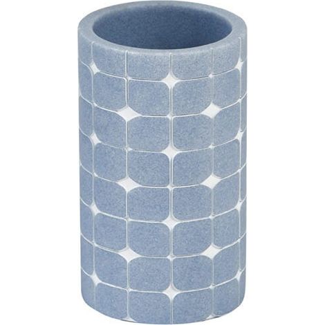 Showerdrape Mosaica Sky Blue Tumbler (1/3)