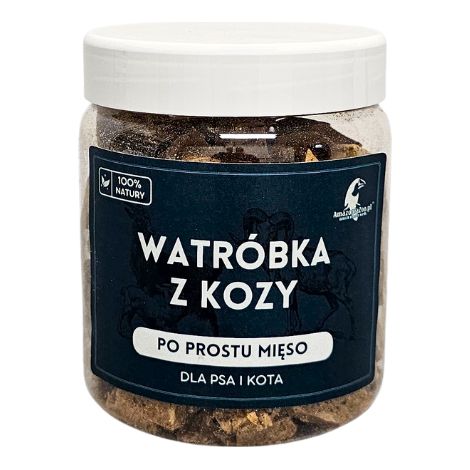 Fegato di capra liofilizzato 80 g per cani e gatti allergie alimentari GUSTO SANO