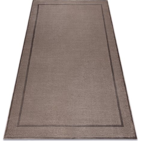 Tapis AURA J2659A beige foncé vision / beige - Cadre, lignes structurel, moderne beige 140x190 cm (1/5)