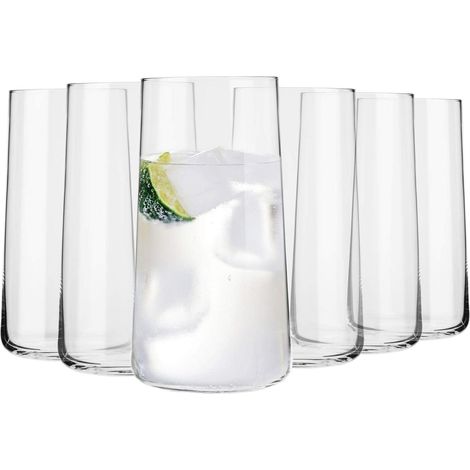 Verre Eau, Boissons Autres Boissons Froides  Ensemble de 6  540 ML  Collection Avant-Garde  Parfait la Maison, Les Restaurants Les fêtes  Va au Lave-Vaisselle (1/5)