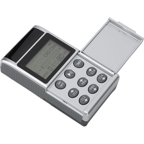 TENS Électrostimulateur 15 Programmes 20 Niveaux Basse Fréquence Impulsions Électriques Appareil de Massage Blanc (1/5)