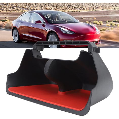 Organizer-Ablagefach für die Mittelkonsole, Staufach unter dem Bildschirm, kompatibel mit Tesla Model Y und Model 3, rot. (1/5)
