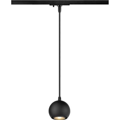 Suspension pour rail Light Eye 90 noir 1 phase Ø 9cm - 1008168