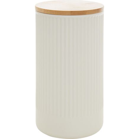 Premier Housewares Geome Cream Storage Canister - 1250ml (1/5)