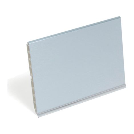 Plinthe PVC-Aluminium EMUCA Plasline 100 mm 3,9 m Anodisé satiné (1/2)