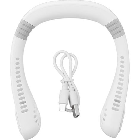 Ventilateur Portable Léger et Silencieux - Sans Pales, Rechargeable, Affichage Numérique LED, Idéal pour le Sport (1/5)