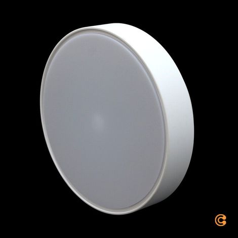 [GEBRAUCHT] B-Ware Fabas Luce Wandleuchte Wandlampe LED Hell Kunststoff Hatton Warmweiß IP65 30cm (1/2)