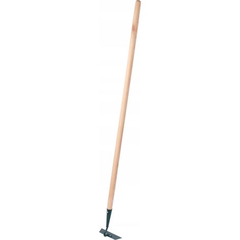 KADAX Hacke, Gartenhacke zum lockern, aus Metall, 14 cm, mit Holzstiel