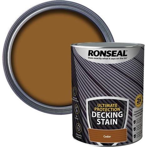 Ronseal Ultimate Decking Stain - 5L - Cedar