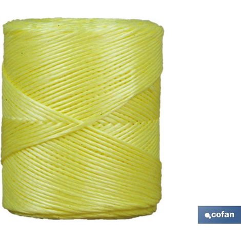 Bobina Hilo Rafia/600 750 Grs Amarillo