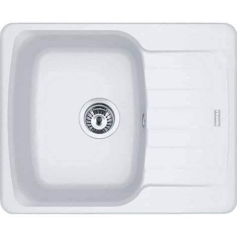 Evier Franke Antea Fragranit+ AZG611-62 - Blanc Artic (Moucheté) (1/2)