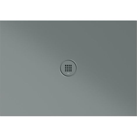 Receveur de douche rectangulaire en céramique 100x70x2cm, agave mat