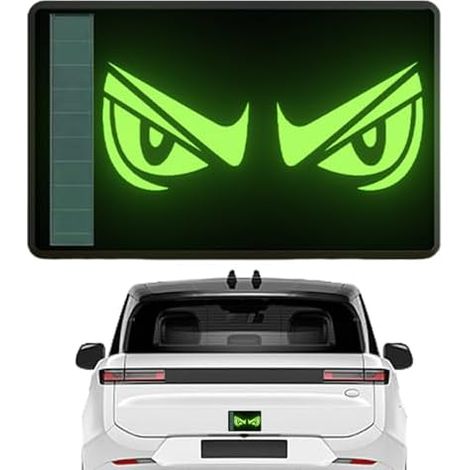 Autocollants réfléchissants solaires - Expression effrayante avec énergie, panneau d'avertissement décoratif, autocollants de sécurité imperméables pour voiture, moto, vélo, camion, etc. (1/5)