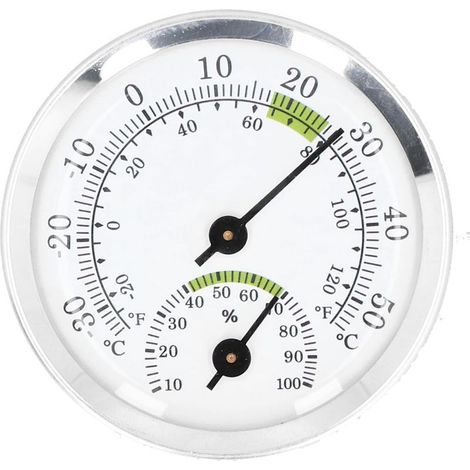 Thermomètre Hygromètre, Humidimètre Mini Hygromètre à Cadran Thermomètre Hygromètre pour Humidificateurs Serre Jardin Maison Sûre (1/5)