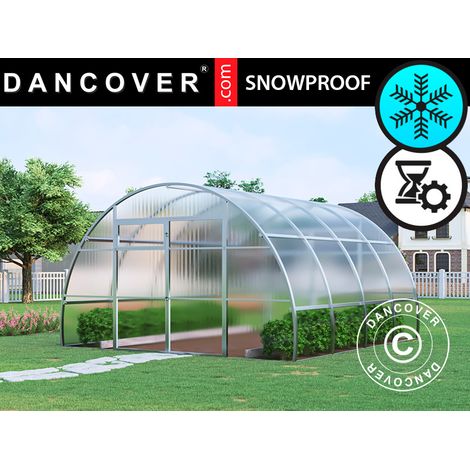 Serra in policarbonato, Strong NOVA 16m², 4x4m, Argento (1/4)