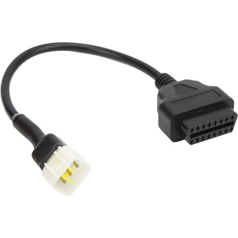 Câble de connexion de diagnostic à 6 broches, adaptateur de diagnostic OBD de remplacement pour moto Delphi (1/5)