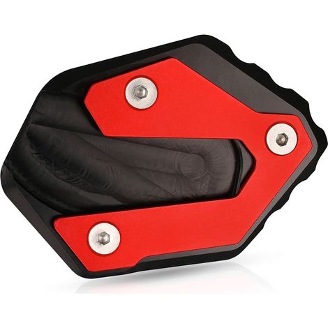 (ROUGE) Accessoire moto MT-09 FZ-09 : béquille latérale, extension et coussinet compatibles avec YAMAHA MT 09 MT09 FZ09 2013 - 2024 maxpower (1/4)