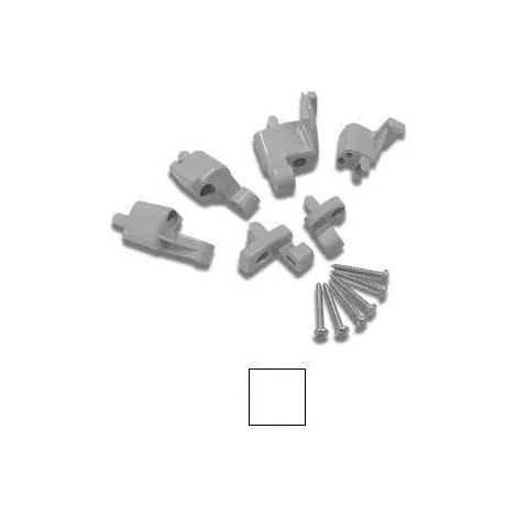 Ganci per porte scorrevoli LUNES P-V Bianco