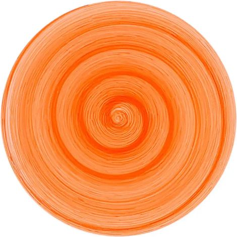 Handgemalter Keramikteller mandarin Ø 27,5 cm