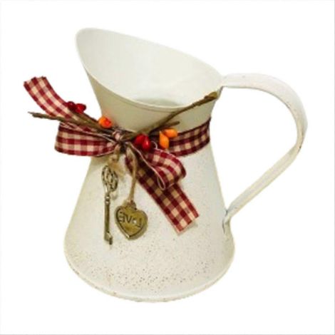 Blumenvase, Eimer, Krug, Pflanzgefäß im Landhausstil - A (1/5)