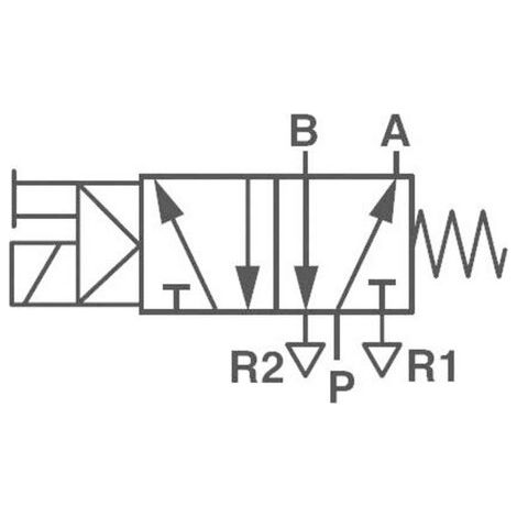 IMI NORGREN Vanne pneumatique à commande mécanique V51B517A-A213J 24 V/DC Matériau du boîtier aluminium Matériau isolan