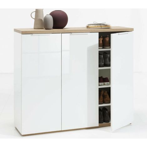 MOBILE BASSO MUNDI 120X35XH102CM BIANCO (1/3)