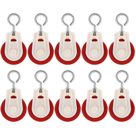 Lot de 10 poulies de ventilation pour serres agricoles. Accessoires pour l'agriculture : poulies de sortie. (1/5)