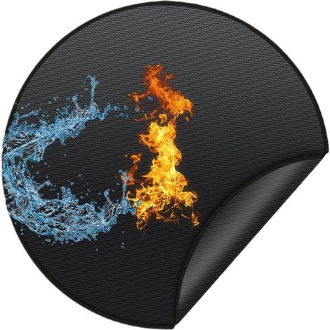 Tapis ignifugé de 61 cm pour usage intérieur, résistant au feu, protection contre les flammes pour les poêles, afin de protéger le sol des étincelles. (1/5)