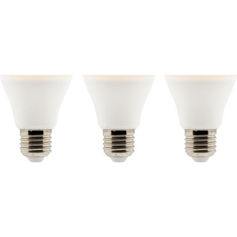 Lot de 3 ampoules LED E27 6W - Blanc chaud - 470lm 2700K - Zenitech (1/2)