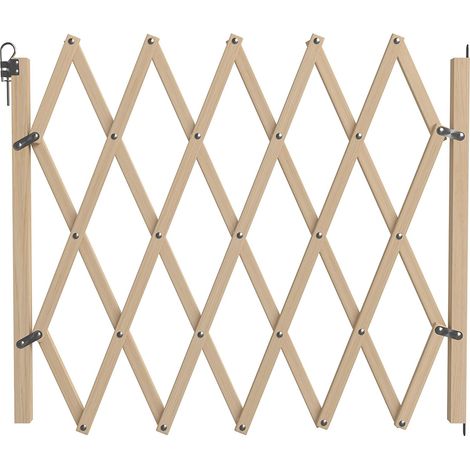 Barrière Animaux 742000 Stop'Fix - Bois 100% FSC - Extensible 60 à 1m10 (1/5)