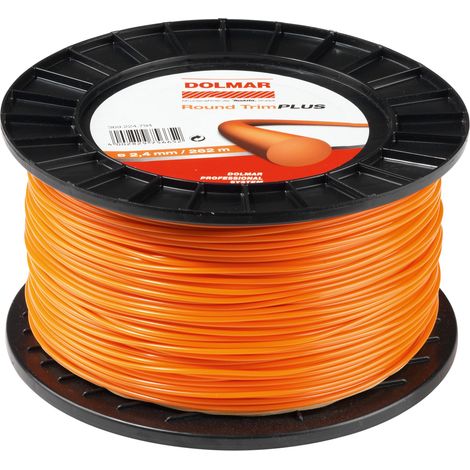 Makita 369224794 - Filo di nylon 2,4 millimetri x 262m per decespugliatori