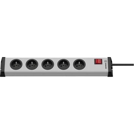Ehmann 0201X02052303 Multipresa Universale Grigia 5 Prese