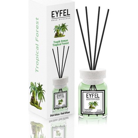 Difusor de fragancias Eyfel con varillas - Bosque Tropical 120 ml