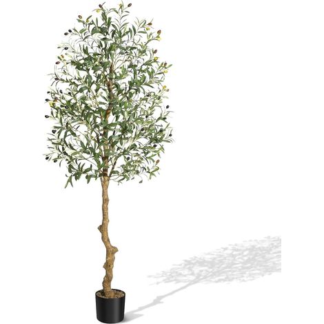 Olivier Artificiel d'Intérieur, Plante Méditerranéenne, 180 cm (1/5)