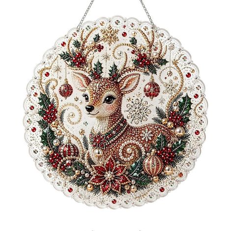 Décoration murale scintillante en strass pour les fêtes. Matériaux durables et résistants. Décoration suspendue ensoleillée pour terrasse, 20 cm. (1/5)