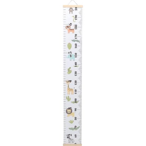 1 mètre ruban pour enfants, toise à suspendre pour la maison-20020cm-Colorful (1/2)