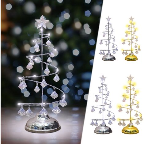 Oferta especial de Cyber Monday 2024: Luces navideñas para exteriores Viflosae, luces de cristal con cable de cobre para árbol, decoraciones de luz nocturna.