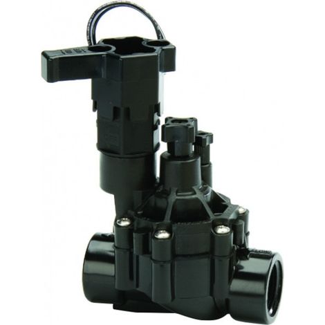 Einstellbares 1-zoll-magnetventil mit gewinde und durchflussregulierung + 9-v-impulsmagnetventil - Rain Bird - 100dvf9v
