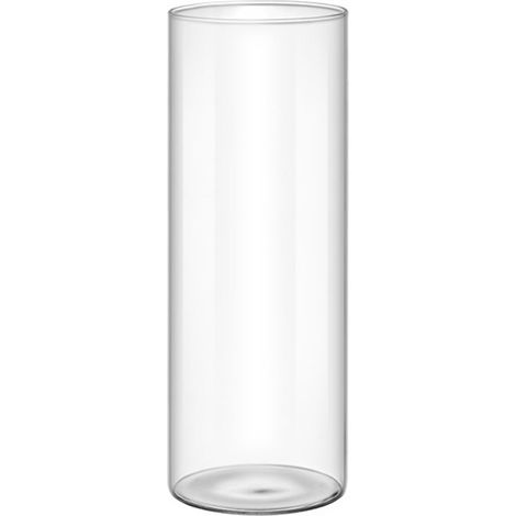 Vase cylindrique design moderne transparent Borosilicate haut cylindre 8x15cm,8.5x20cm,10x30cm blanc robuste deco florale maison bureau centre table cadeau (1/5)