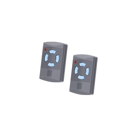 Lot de 2 pièces de rechange pour émetteur portatif Hörmann Ouvre-porte de garage 868,3 MHz 4 canaux Télécommande compatible avec Hörmann HSM4-868, HSE2-868, HS4-868 pour SupraMatic, ProMatic (1/5)